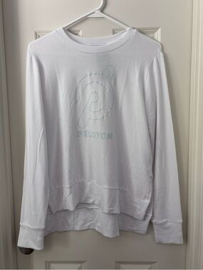 Beyond Yoga x Peloton White Logo Sweatshirt